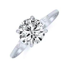 3CT Classic CZ Solitaire Oval CZ Engagement Ring .925Sterling Silver