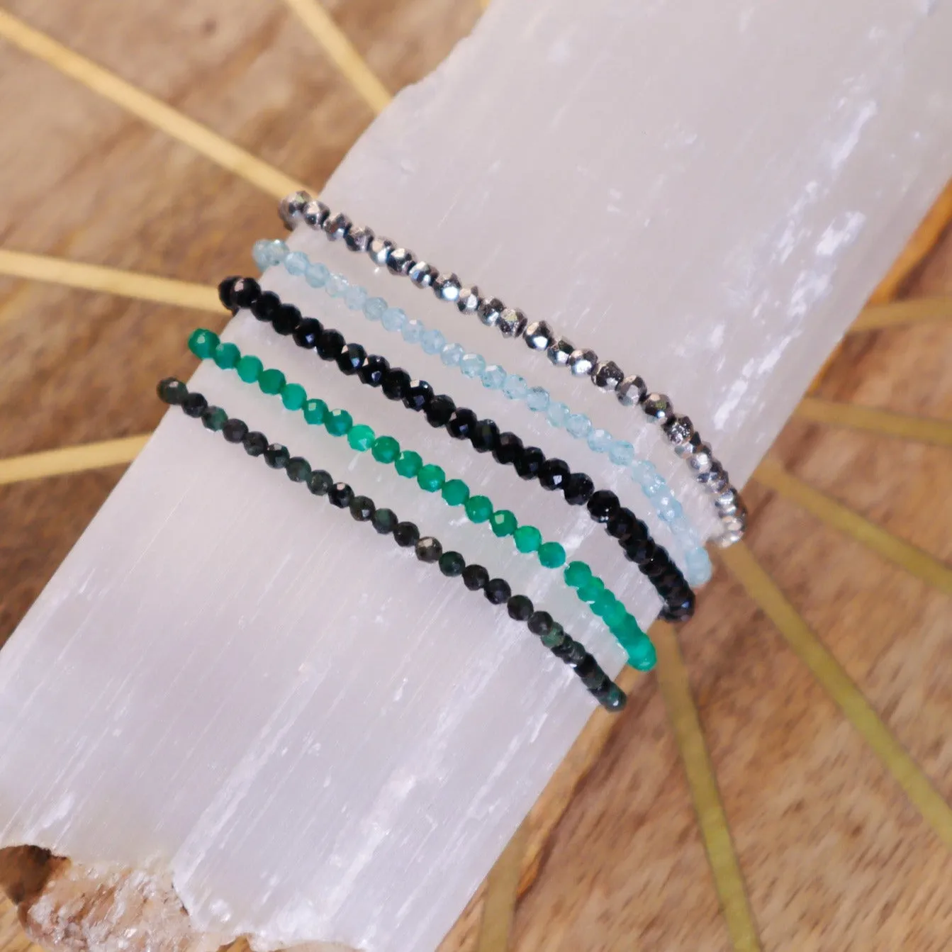 Green Onyx Mini Gemstone Bracelet