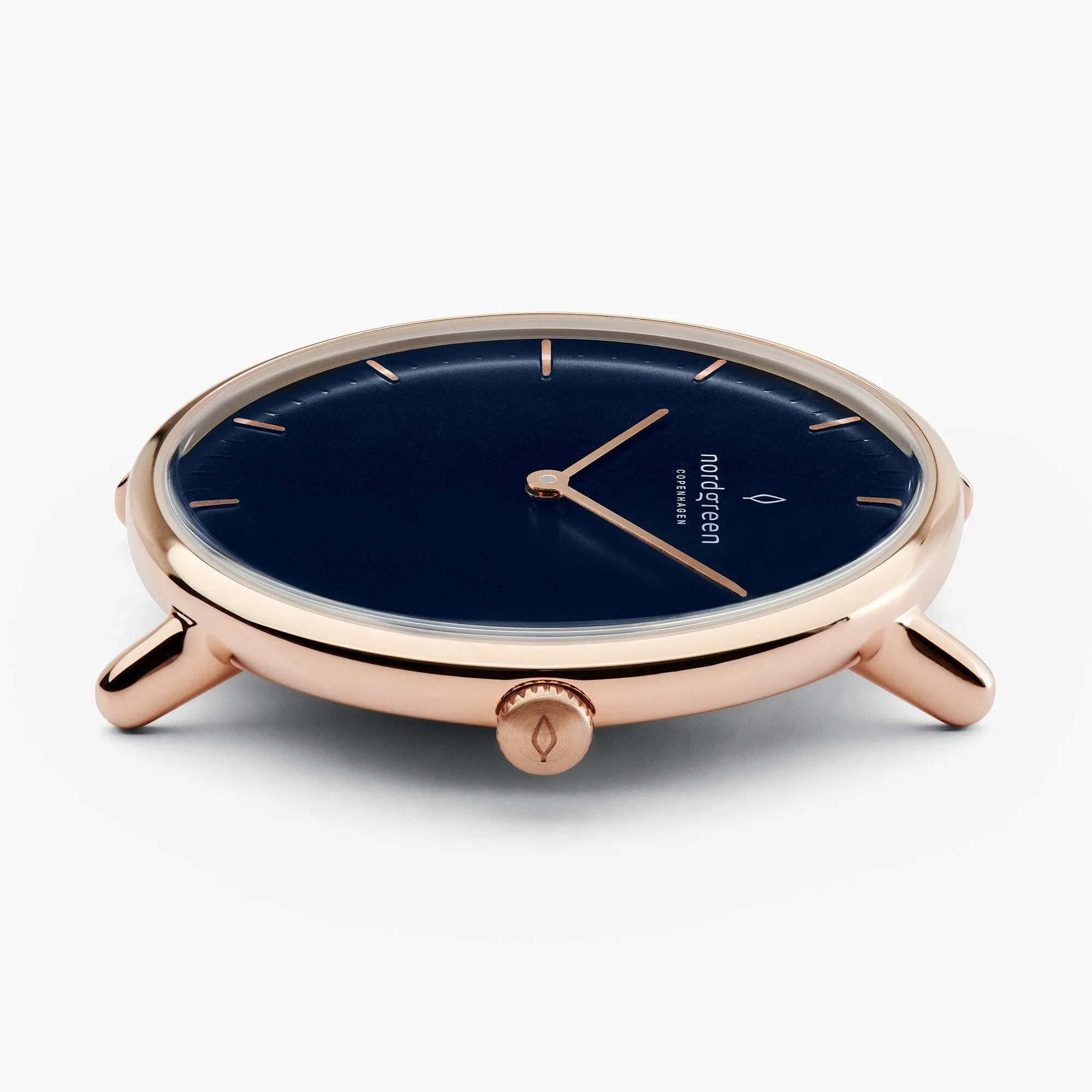 Native | Navy Dial - Brown Leather
