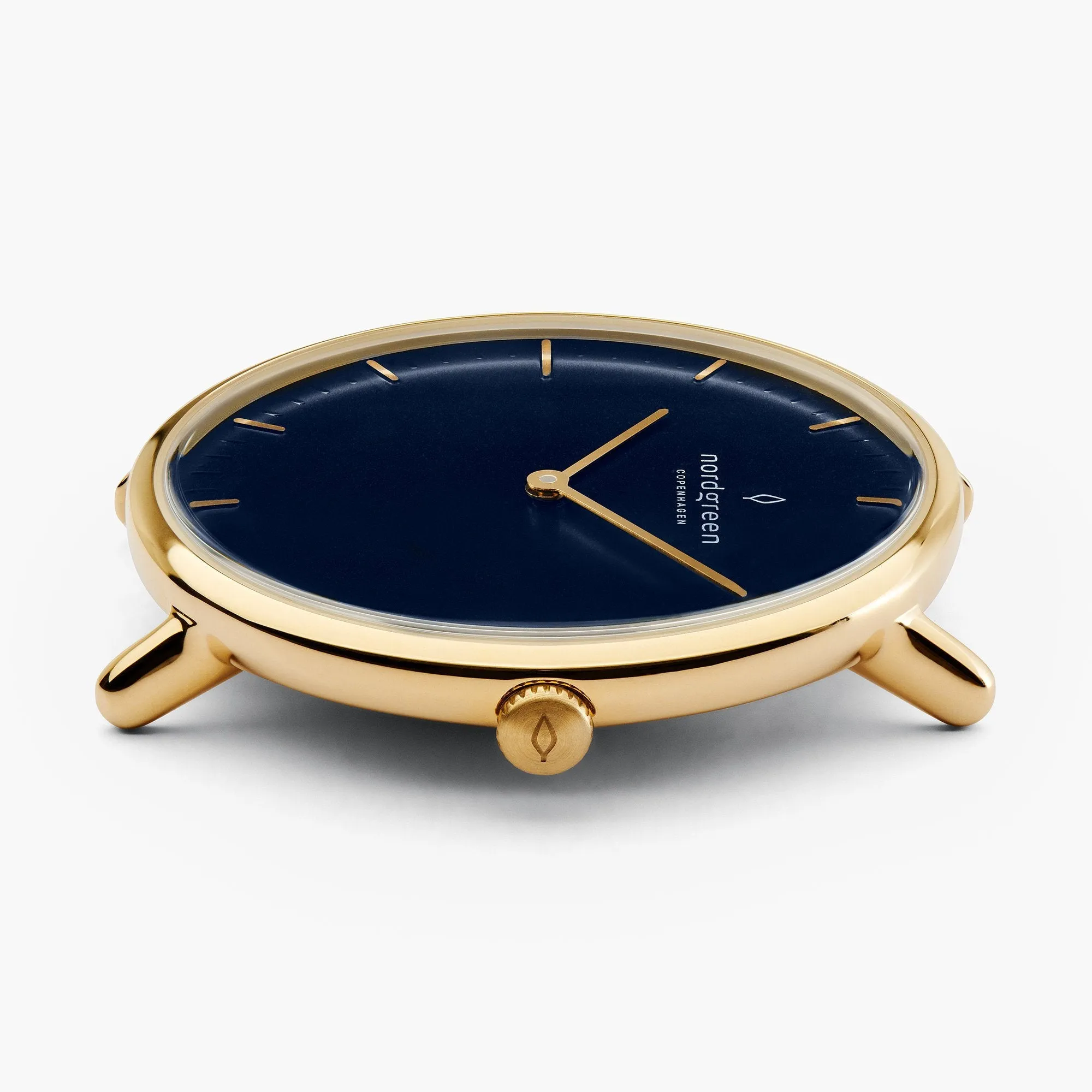 Native | Navy Dial - Brown Leather