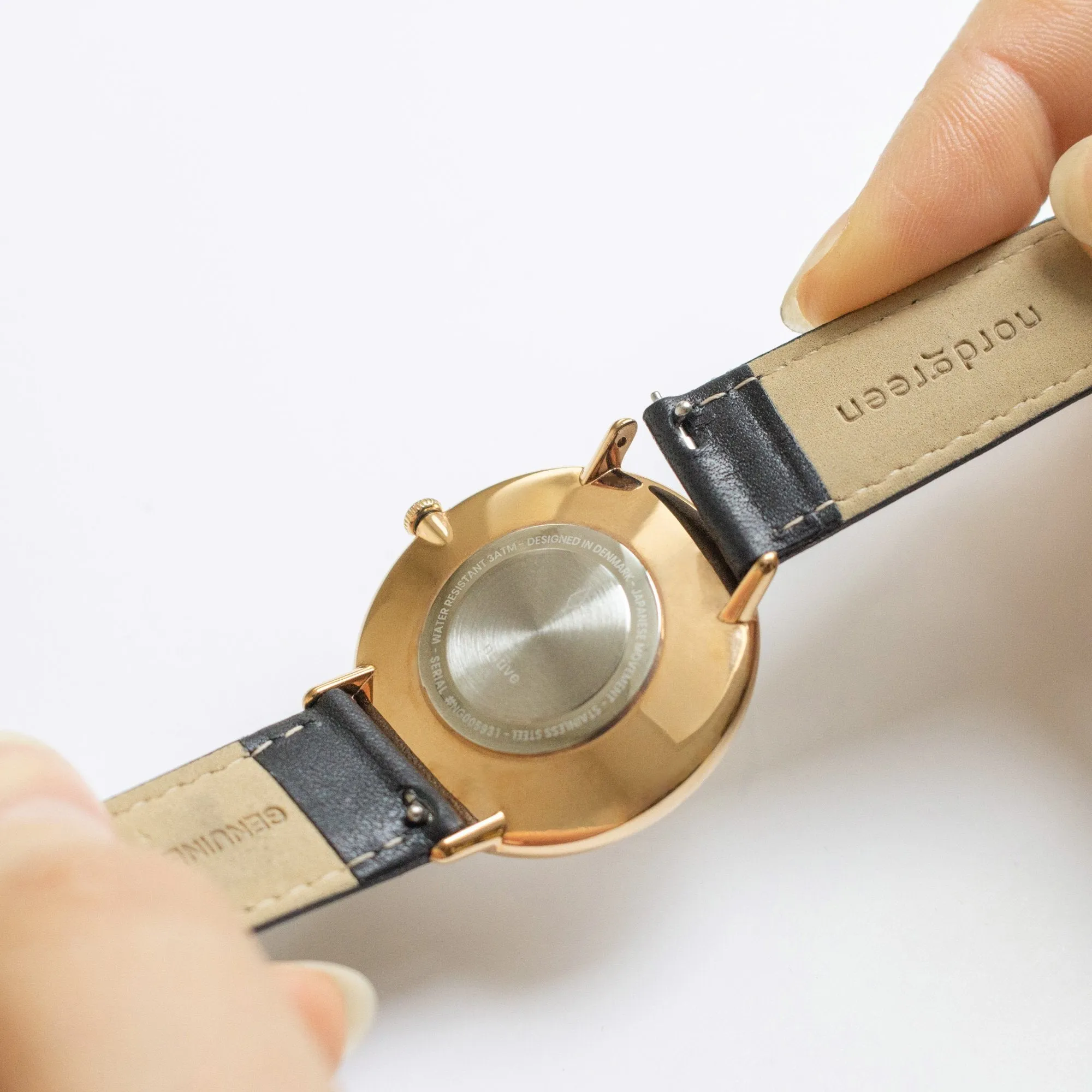 Native | Navy Dial - Brown Leather