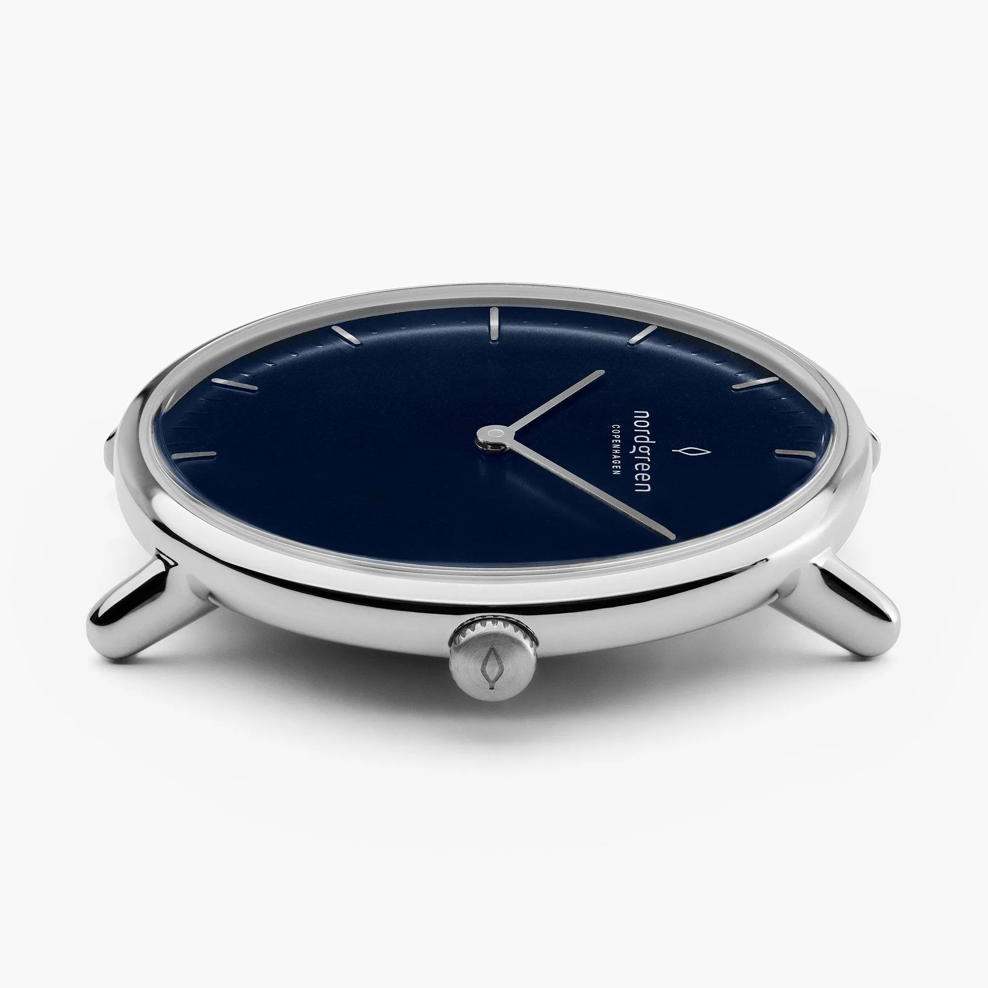 Native | Navy Dial - Brown Leather