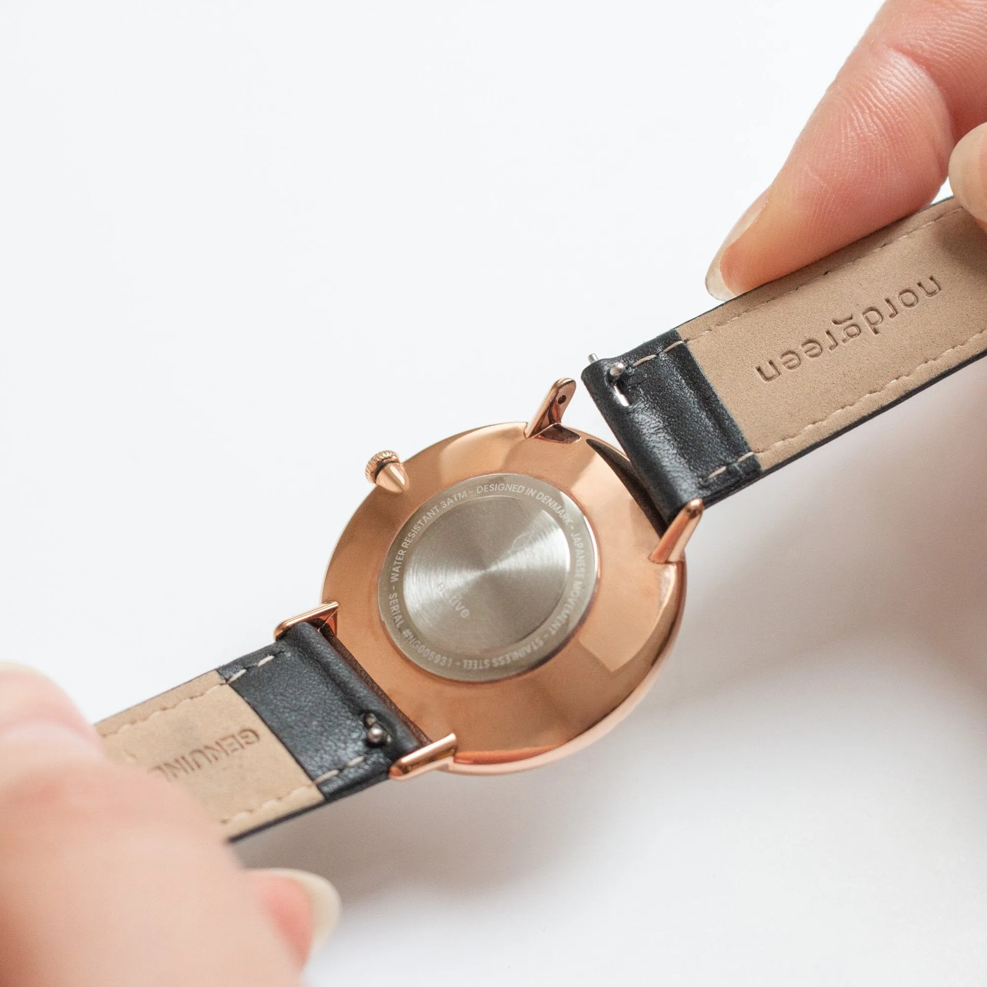 Native | Navy Dial - Brown Leather