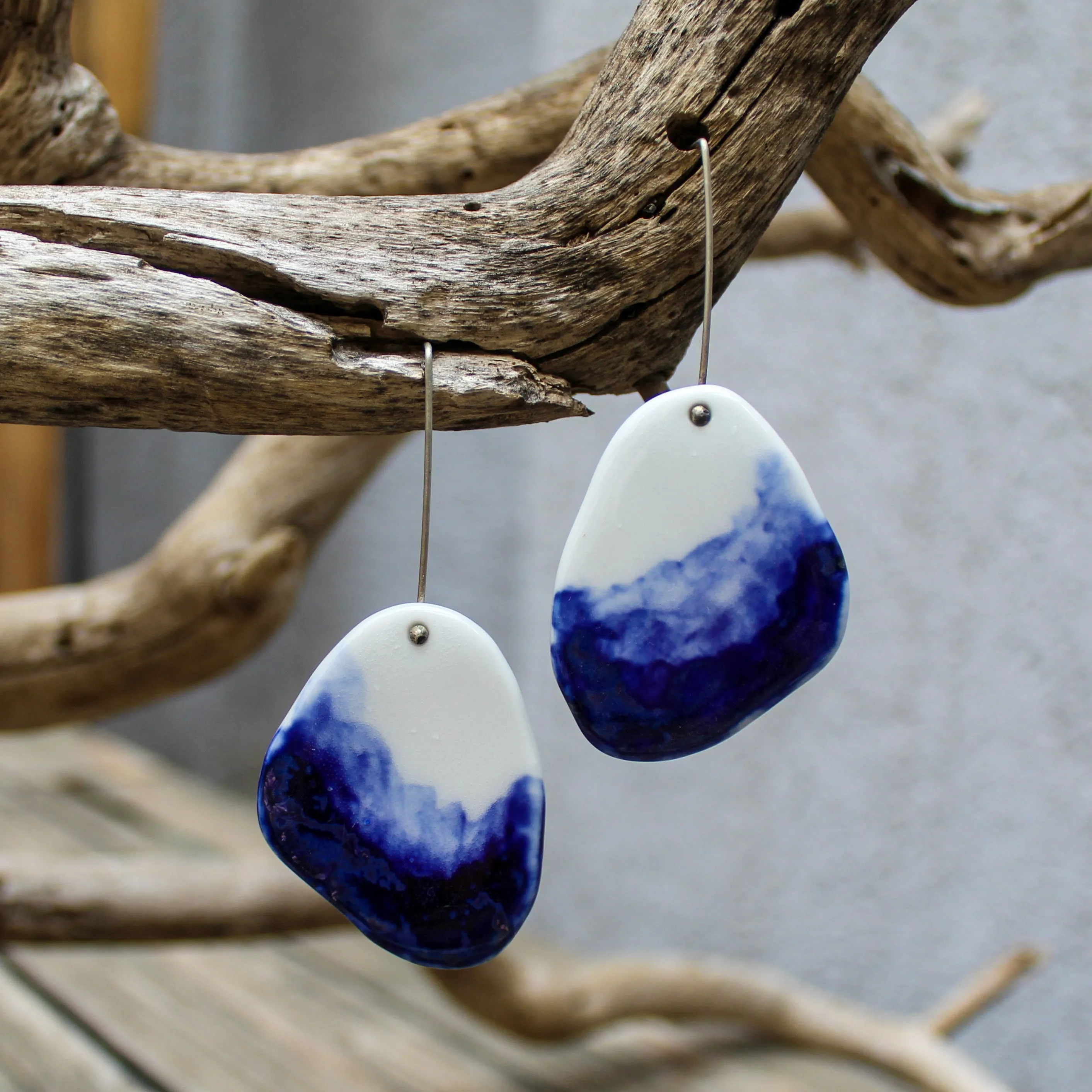 Porcelain Long Earrings
