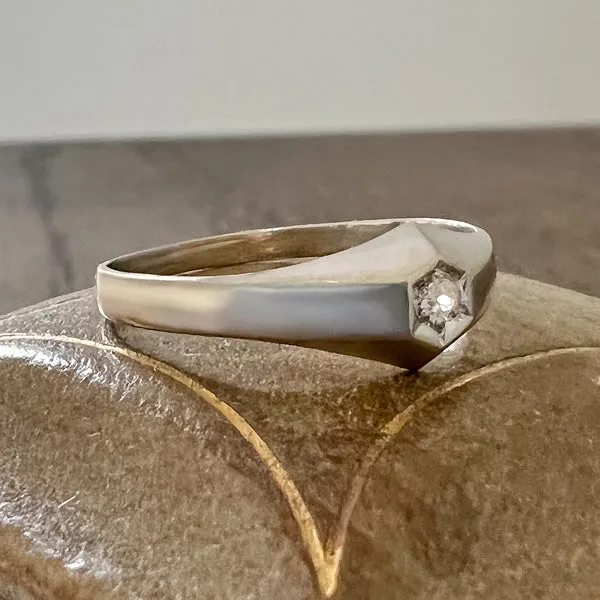 Vintage Solitaire Diamond Ring